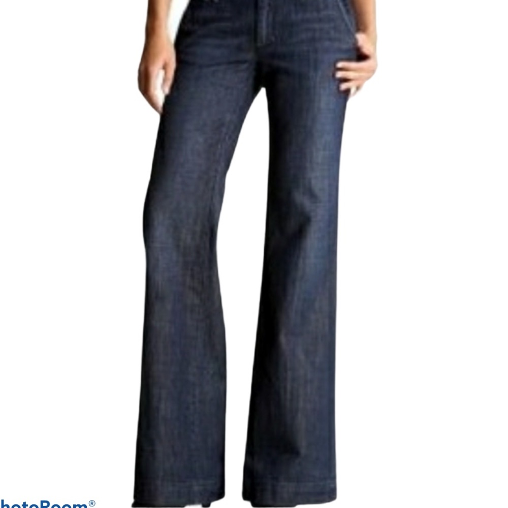 Gap Wide Leg High Rise Trouser Jean Women’s Sz 12L